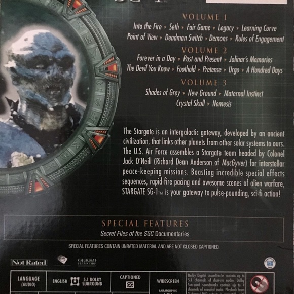 🌏STARGATE SG1 SEASONS 1-4🌏 - Picture 6 of 15